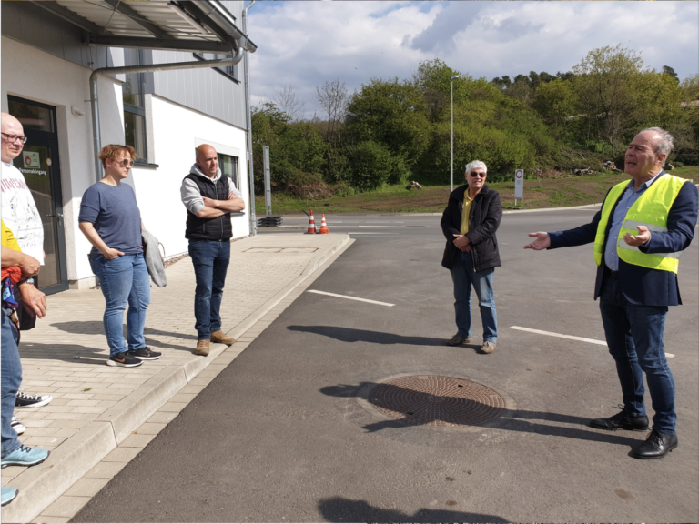 Besuch des OV in der Biokompostierungsanlage in Lohfelden